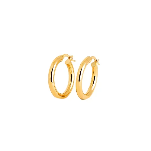 Brinco argola em ouro 18k - Almaz