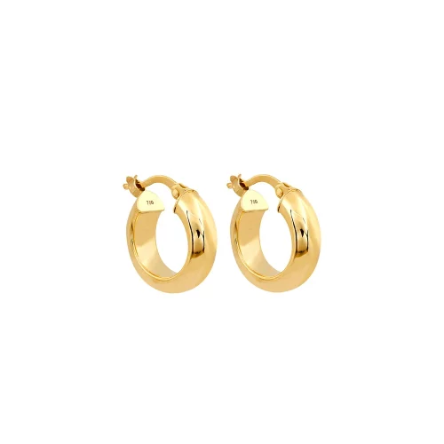 Brinco argola em ouro 18k